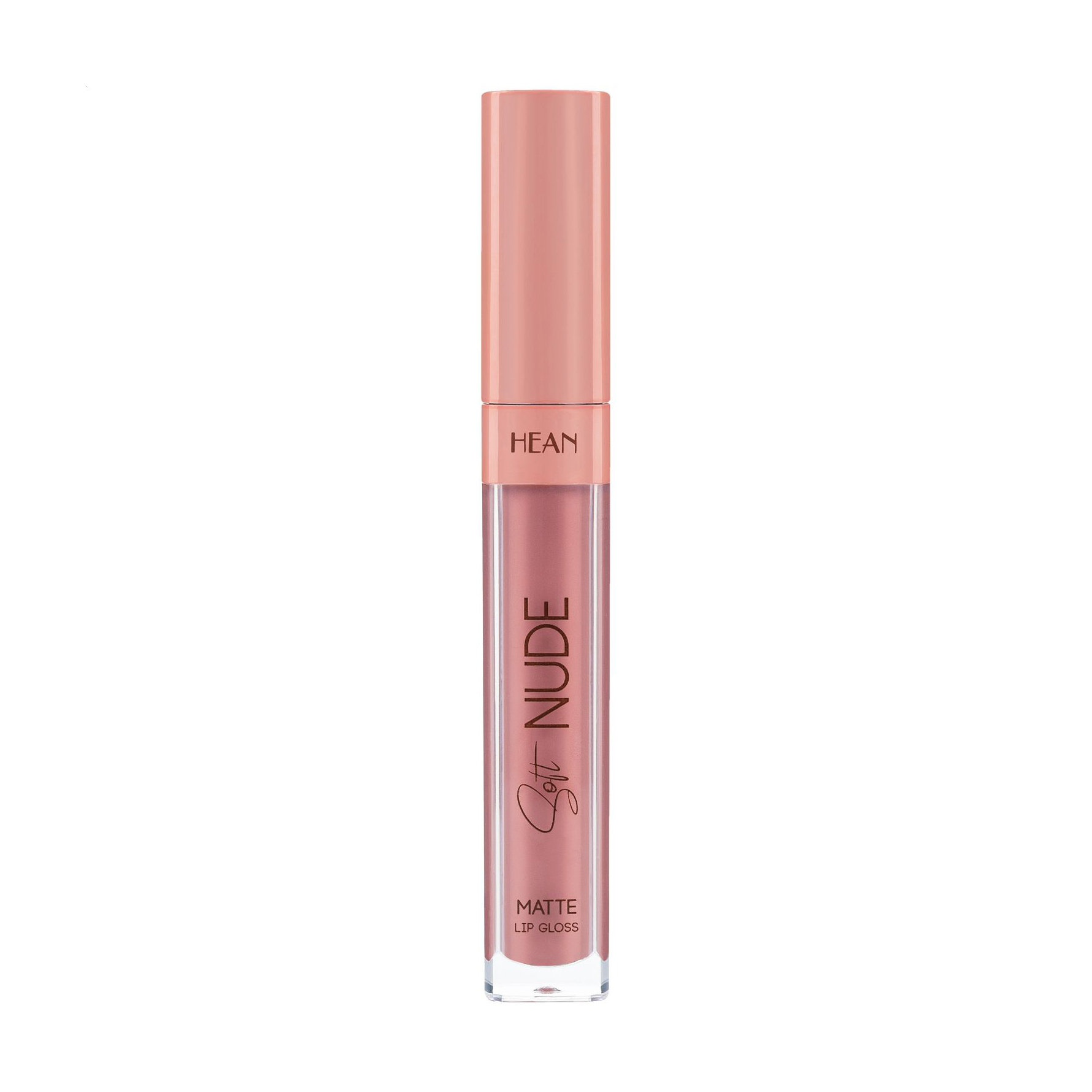 Матовий блиск для губ Hean Soft Nude Matte Lip Gloss 65 Lovely Nude, 6 мл